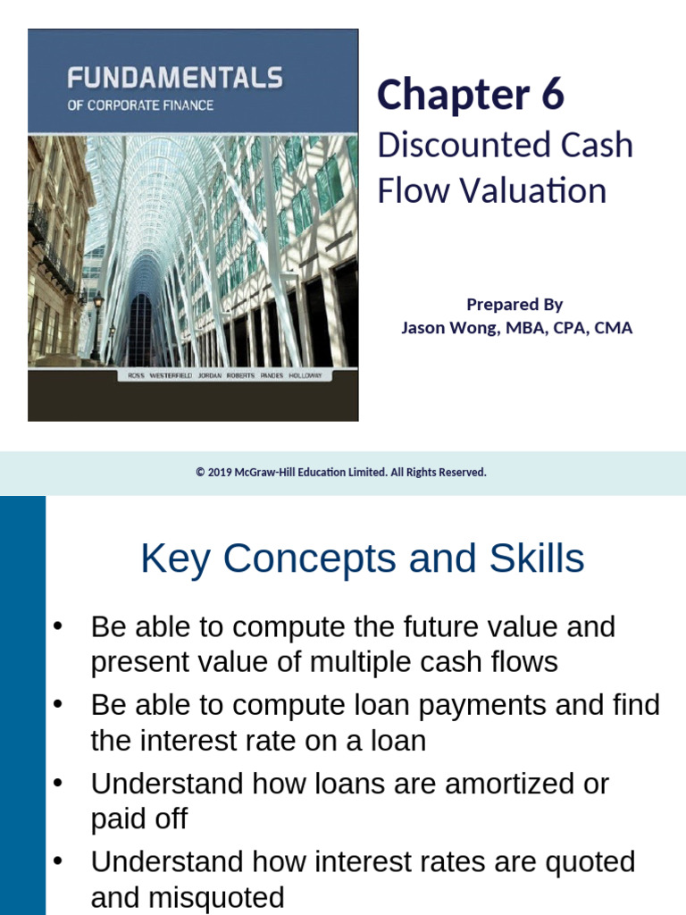 Ch06 - Discounted Cash Flow Valuation | PDF | Present Value | Annual ...