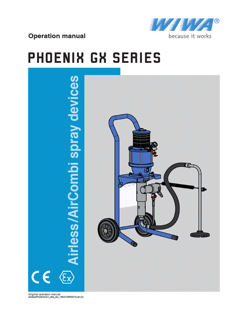 Phoenix GX Series Operation Manual | PDF | Valve | Personal Protective ...