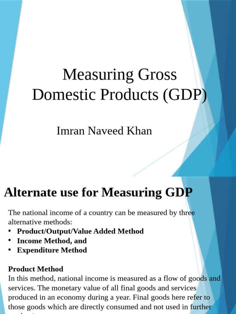 Understanding GDP: Measurement Methods | PDF | Gross Domestic Product ...