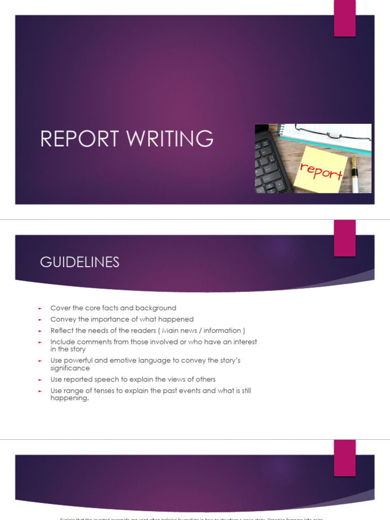 Report Writing | PDF