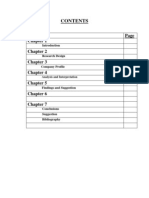 Research Report on Company Analysis