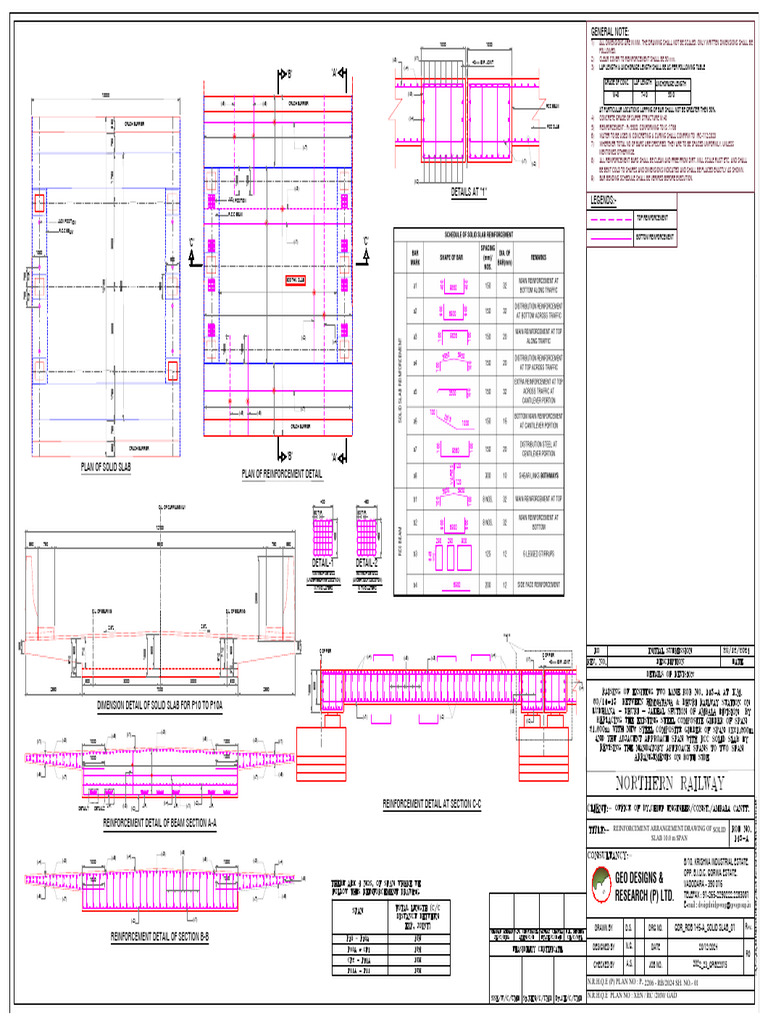 Solid Slab Reinforcement Details | PDF | Civil Engineering | Structural ...
