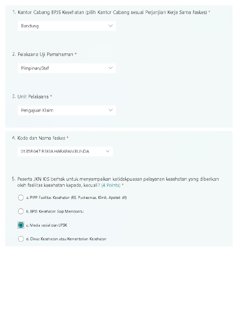 BPJS Survey | PDF