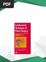 Fundamental Techniques of Plastic Surgery: And Their