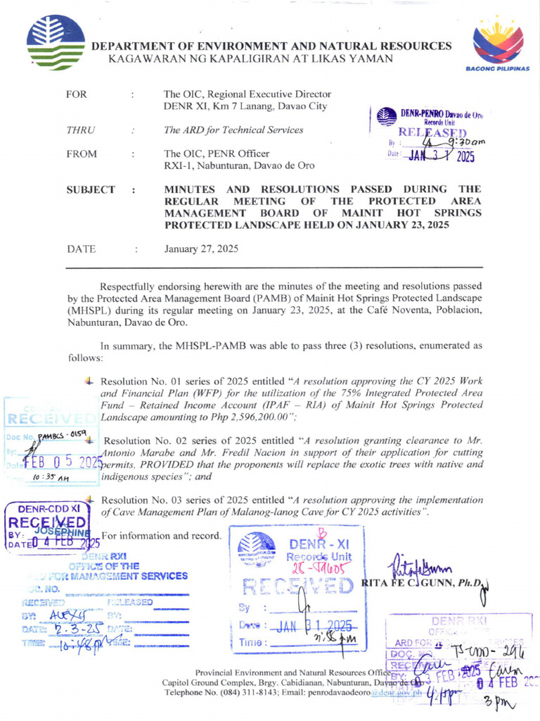 MHSPL PAMB Meeting Resolutions 2025 | PDF