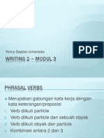 Writing 2 - Modul 3: Yonny Septian Izmantoko