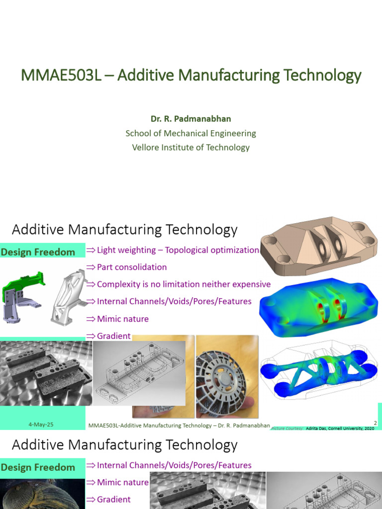 Additive Manufacturing Technology Overview | PDF | 3 D Printing | Prototype