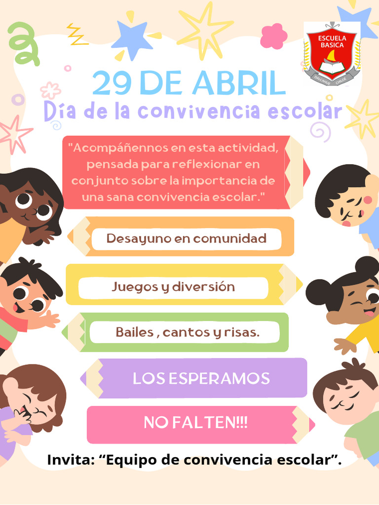 Día de la Convivencia Escolar 2023 | PDF