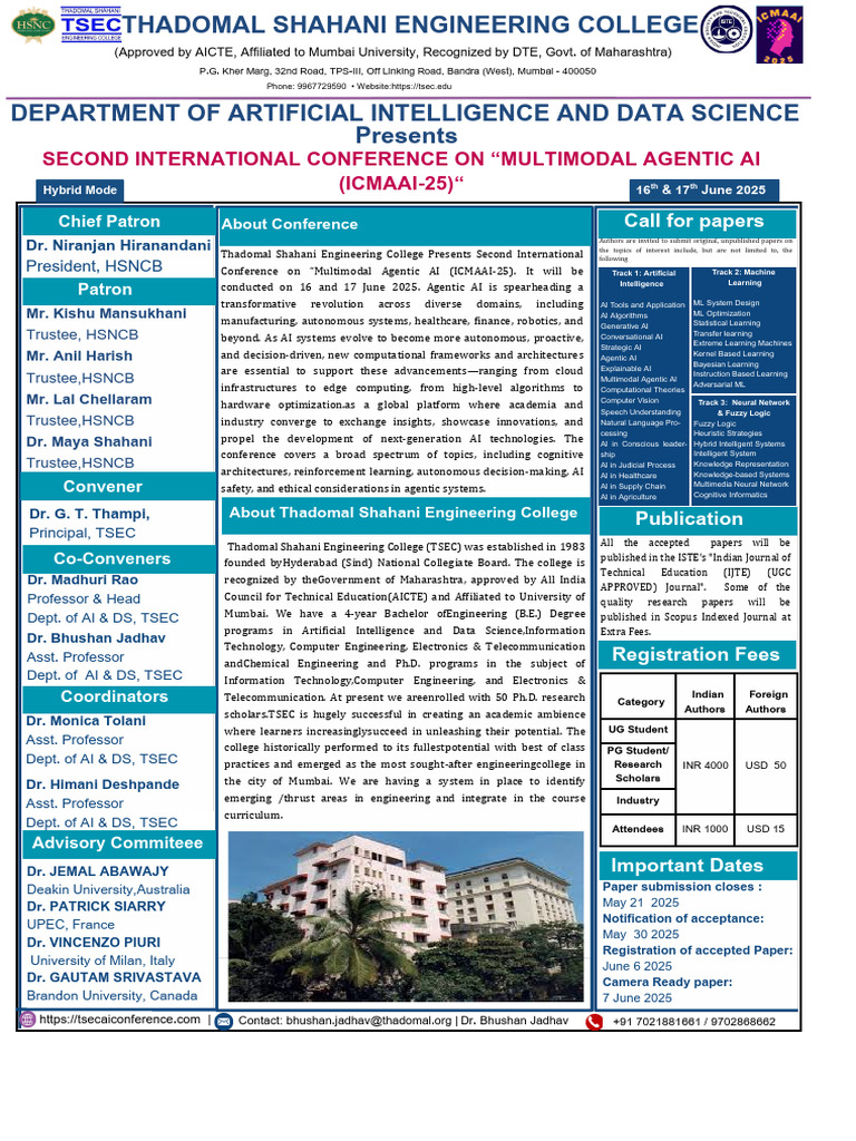 ICMAAI Conference Brochure | PDF | Artificial Intelligence ...