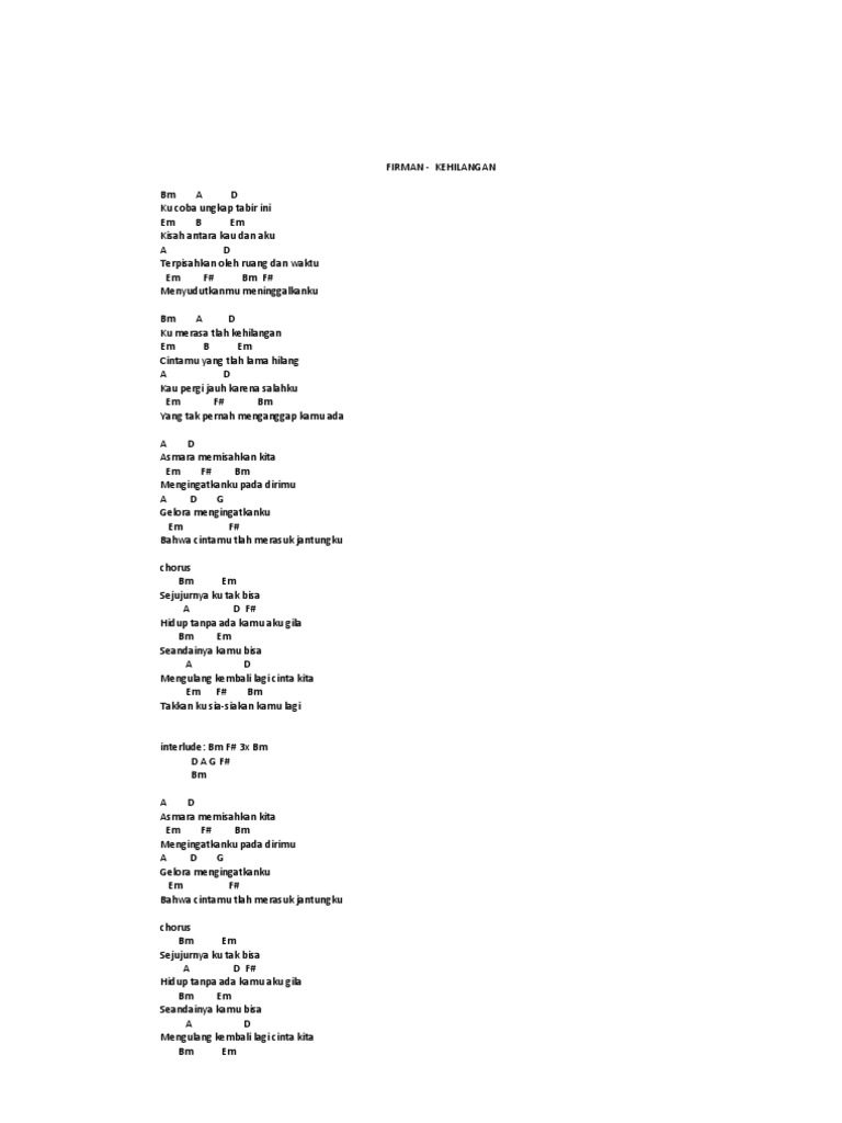 Kunci Gitar Pdf