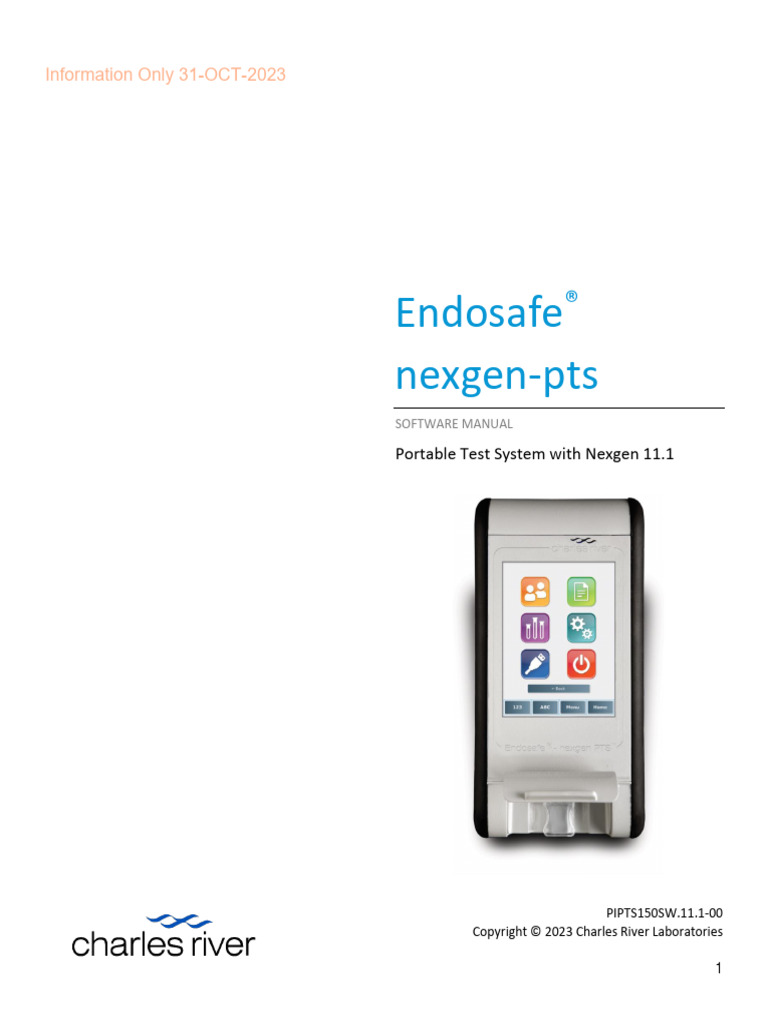 Endosafe Nexgen-PTS Software Manual | PDF | Computer Keyboard ...