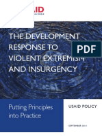 The Development Response To Violent Extremism and Insurgency
