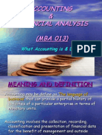 Accounting overview