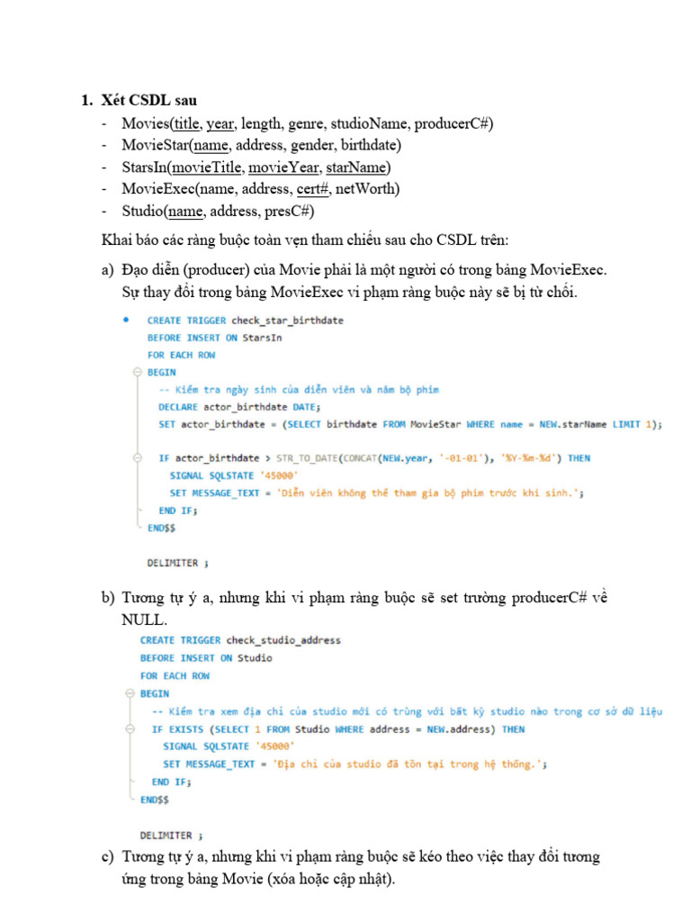 DB Constraints | PDF