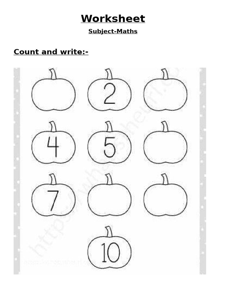 worksheet-maths-pdf