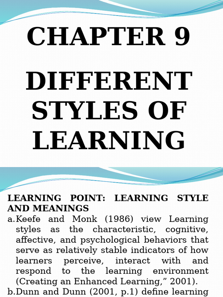 Understanding Learning Styles and Models | PDF | Learning Styles | Learning