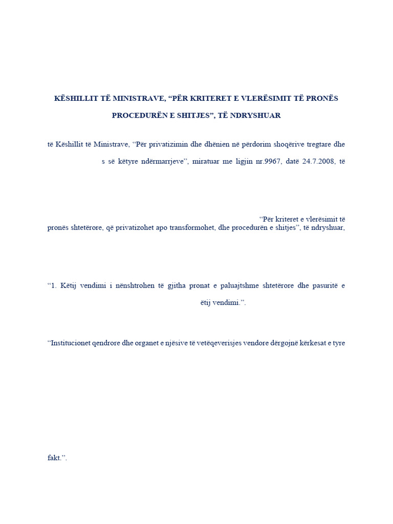 Vendim | PDF