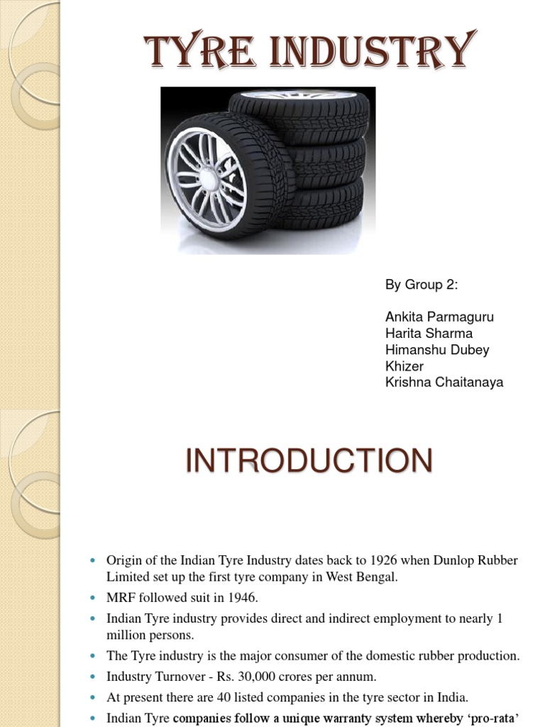 An Analysis of the Indian Tyre Industry Trends, Opportunities and Challenges PDF Tire