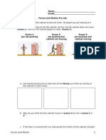 Name - Grade - Forces and Motion Pre Lab