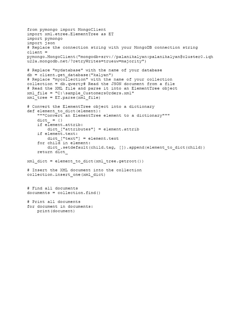 XML Py | PDF