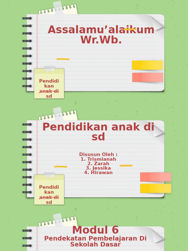 Pendidikan Anak Di SD | PDF