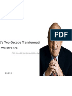 Jack Welch's Era