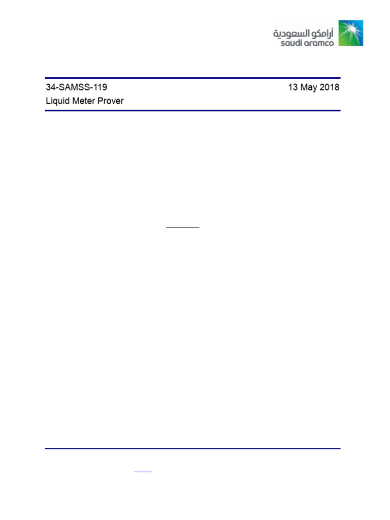 Liquid Meter Prover Specification Guide | PDF | Pipe (Fluid Conveyance ...