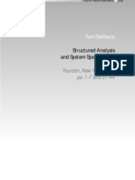 Structured Analysis and System Specification: Tom Demarco