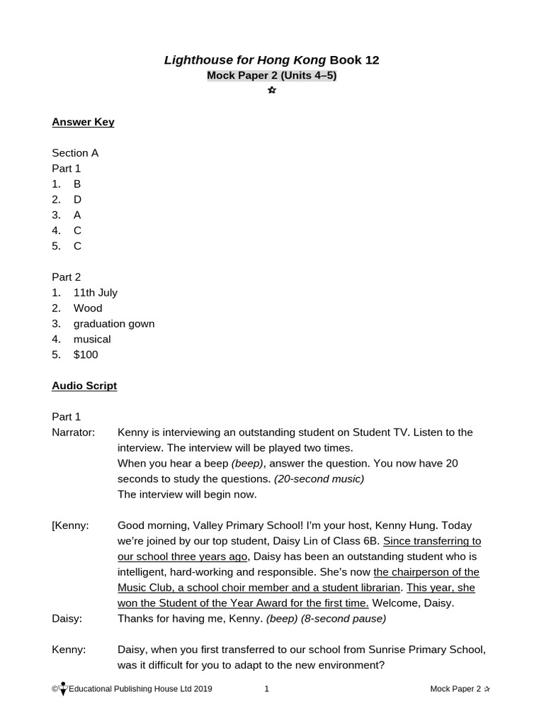 LH - mp2 - bk12 (Set 1) - A - Ans | PDF | Linguistics | Human Communication