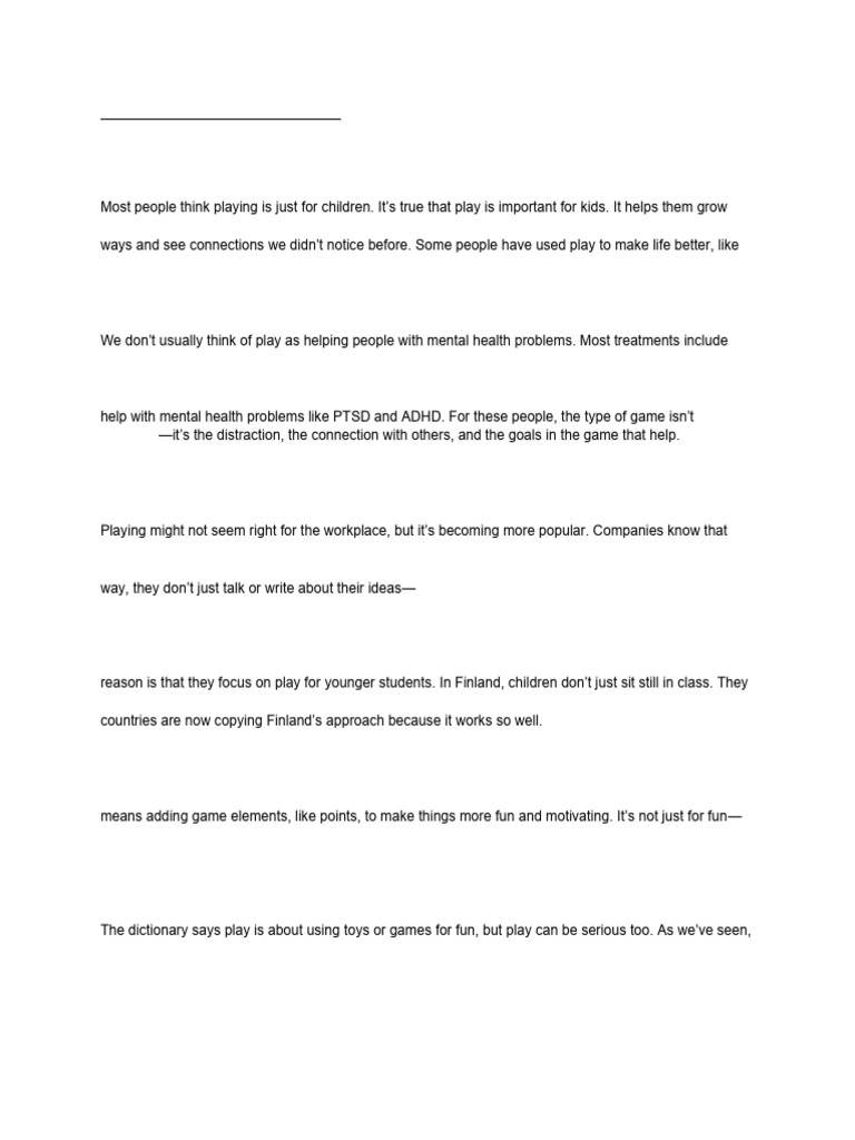 Serious_Problems__Playful_Solutions | PDF | Mental Health | Mental Disorder