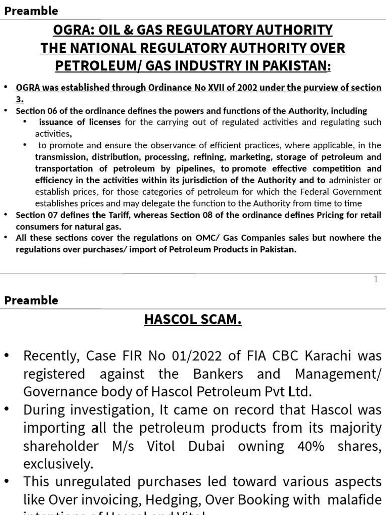 Presentation For OGRA | PDF