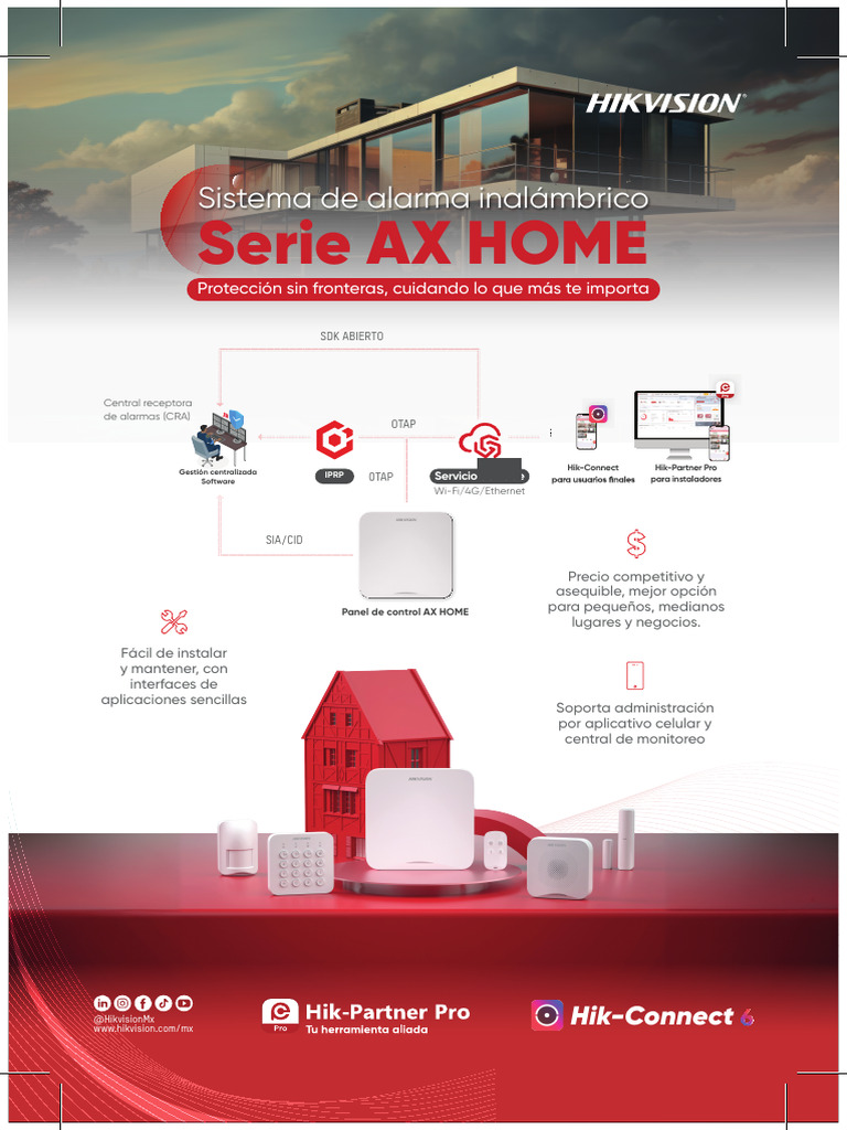 Sistema de Alarma Inalámbrico AX HOME | PDF | Informática | Ciencias de ...