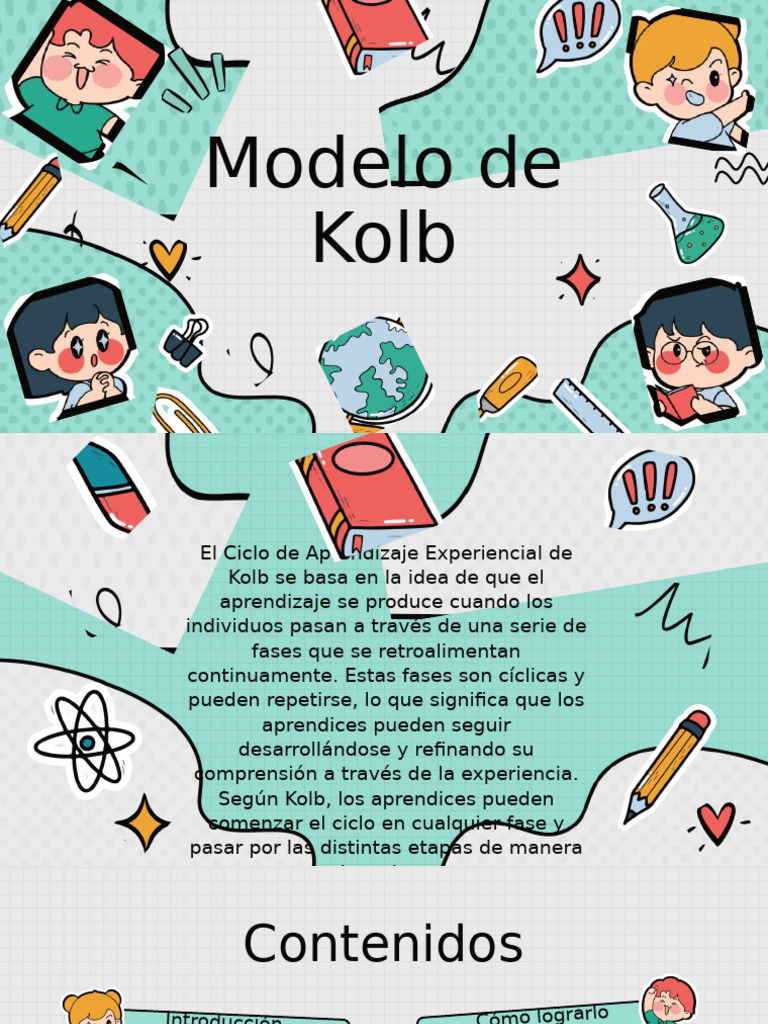 Modelo de Kolb | PDF | Aprendizaje | Experiencia