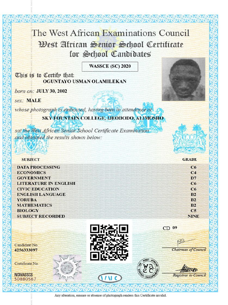 Oguntayo Usman Olamilekan | PDF