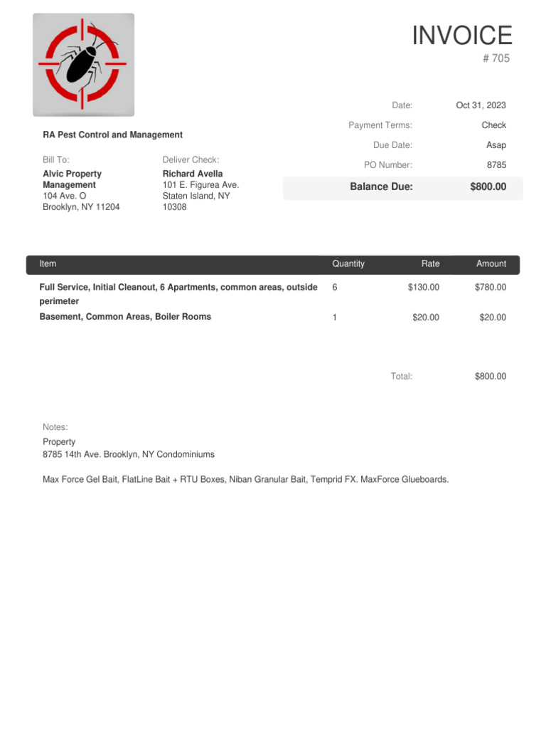 Sample Invoice | PDF