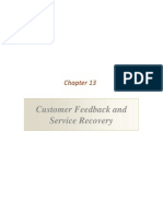 Customer Feedback and Service Recovery 