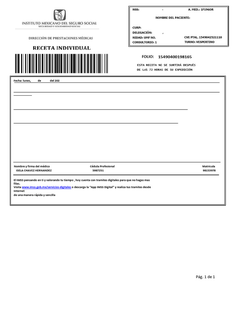 0 Receta imSS | PDF
