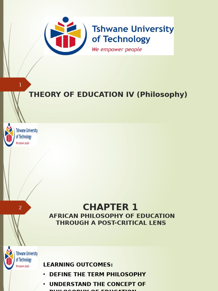African Philosophy of Education Explained | PDF | Epistemology | Logic