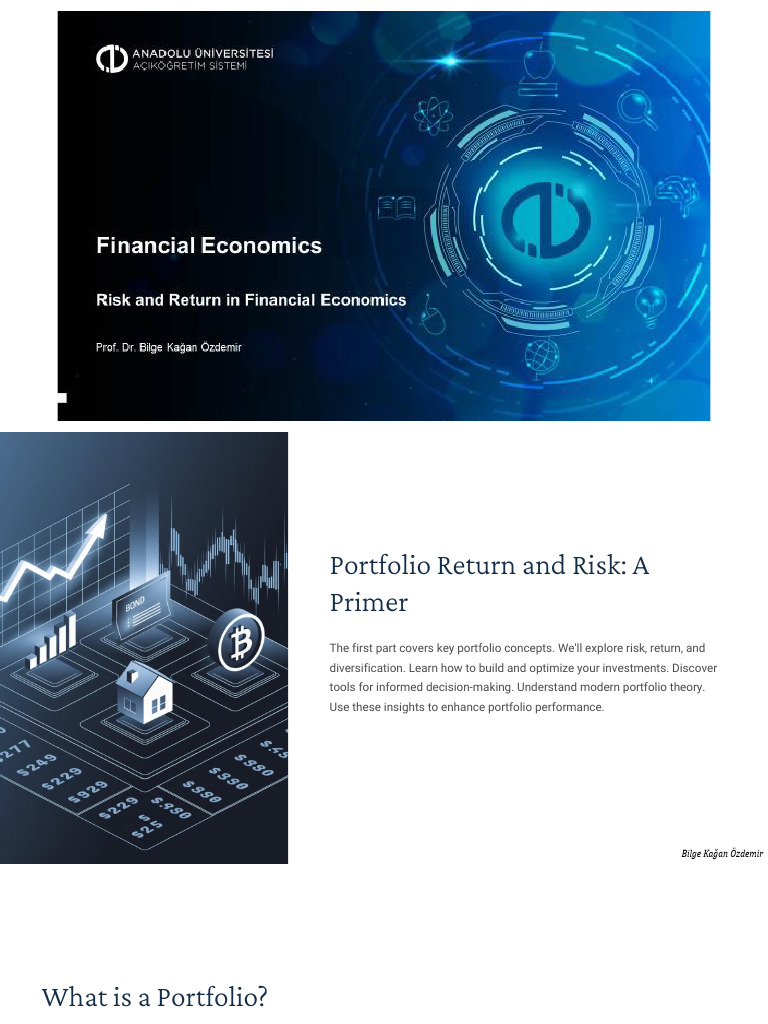 2 Portfolio Return and Risk A Primer | PDF | Modern Portfolio Theory ...