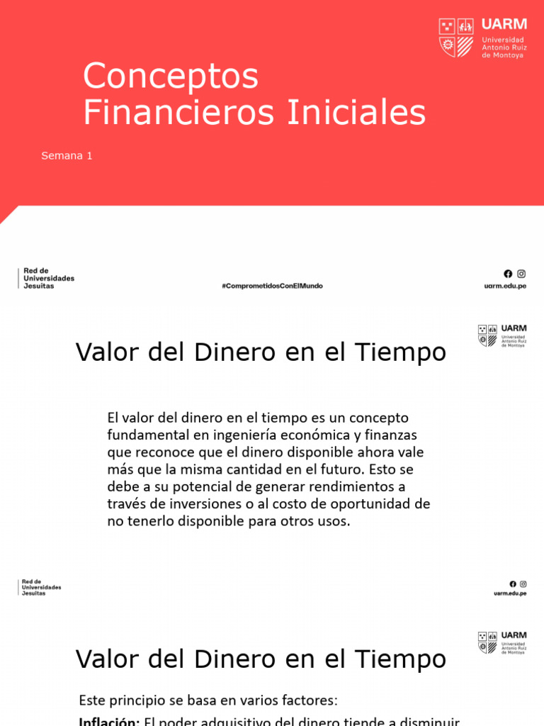 Conceptos Clave de Finanzas y Flujos de Caja | PDF | Interés | Interés ...