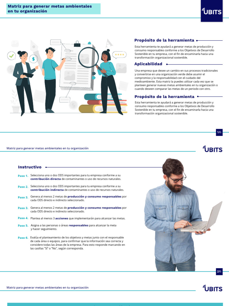 Matriz para Generar Evaluar Metas Ambientales | PDF | Sustentabilidad ...