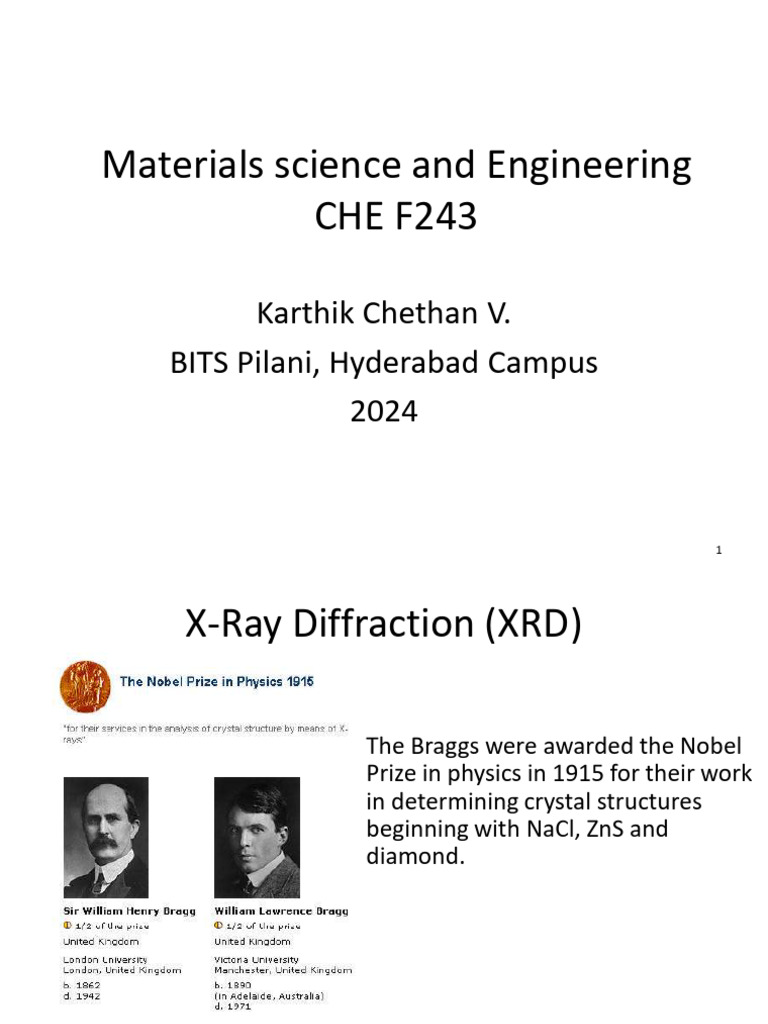 X-Ray Diffraction Basics and Applications | PDF | Crystallite | Electron