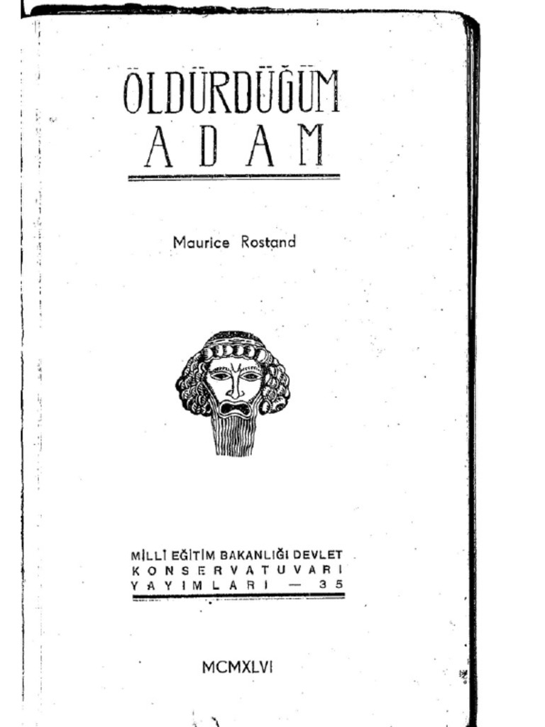 Maurice Rostand - Öldürdüğüm Adam | PDF