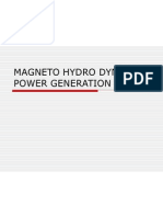 Magneto Hydro Dynamic Power Generation MHD