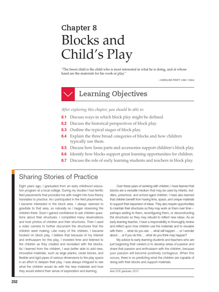 Understanding Block Play in Early Education | PDF | Preschool | Rectangle