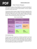 Porter's Generic Strategies