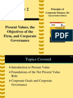 Present Values, The Objectives of The Firm, and Corporate Governance