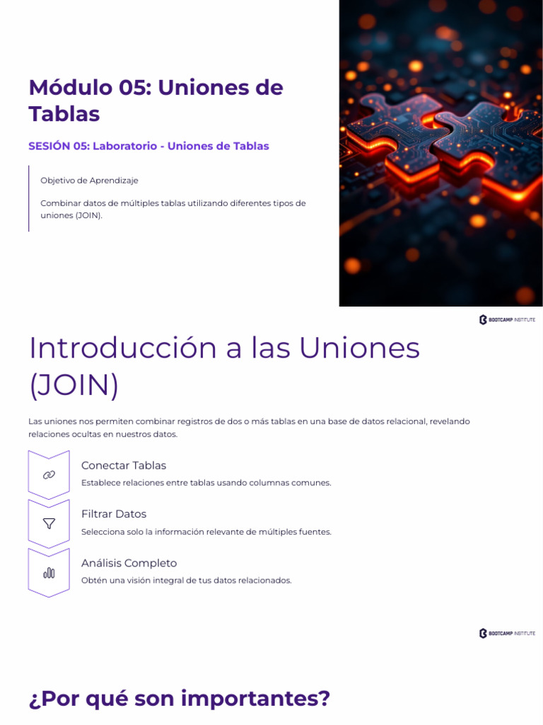 Uniones de Tablas en SQL: Guía Completa | PDF | Bases de datos ...