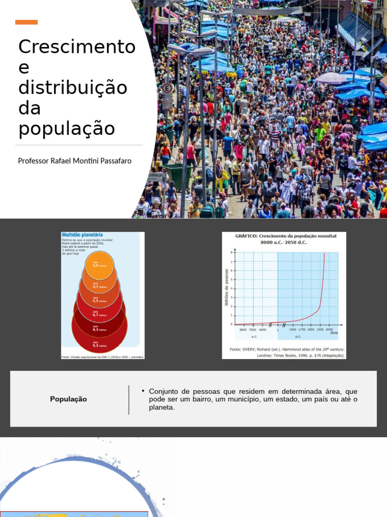Aula 09 - Crescimento e Distribuição Da População + Teorias ...