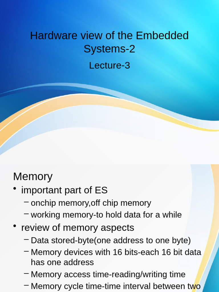 Overview of Embedded System Memory | PDF | Flash Memory | Read Only Memory
